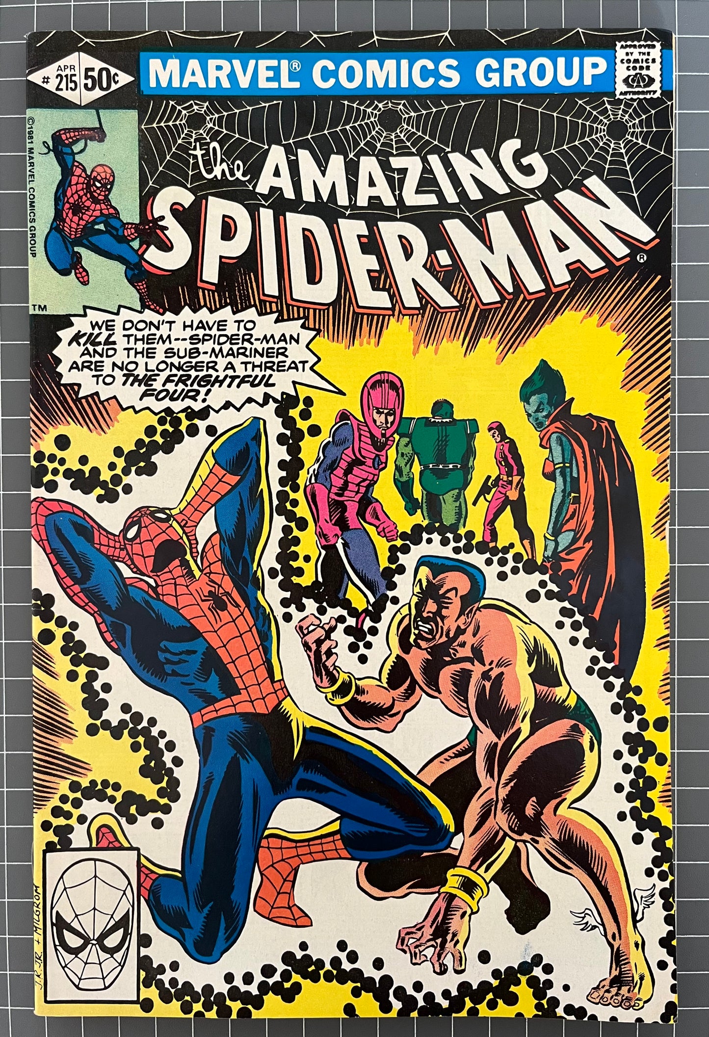 THE AMAZING SPIDER-MAN #215 [MARVEL COMICS] 1981 VF-