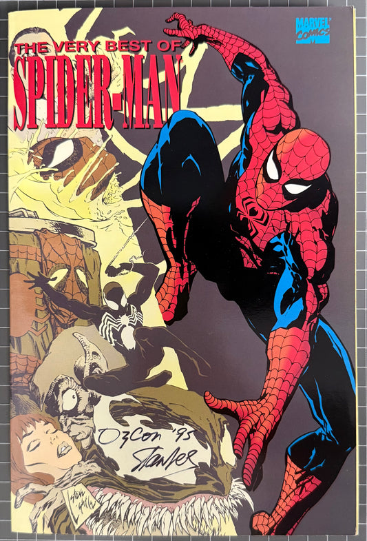 THE VERY BEST OF SPIDER-MAN ***SIGNED BY STAN LEE - OZ CON*** TPB 1994