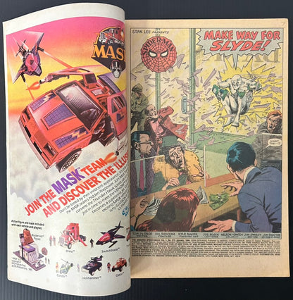 🔑 AMAZING SPIDER-MAN #272 [MARVEL COMICS] NEWSSTAND *1ST APP. SLYDE* 1985 FN