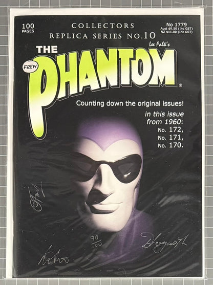 THE PHANTOM #1779 REPLICA #10 [FREW] ***SIGNED & LIMITED*** AUSTRALIAN COMIC 2017 NM