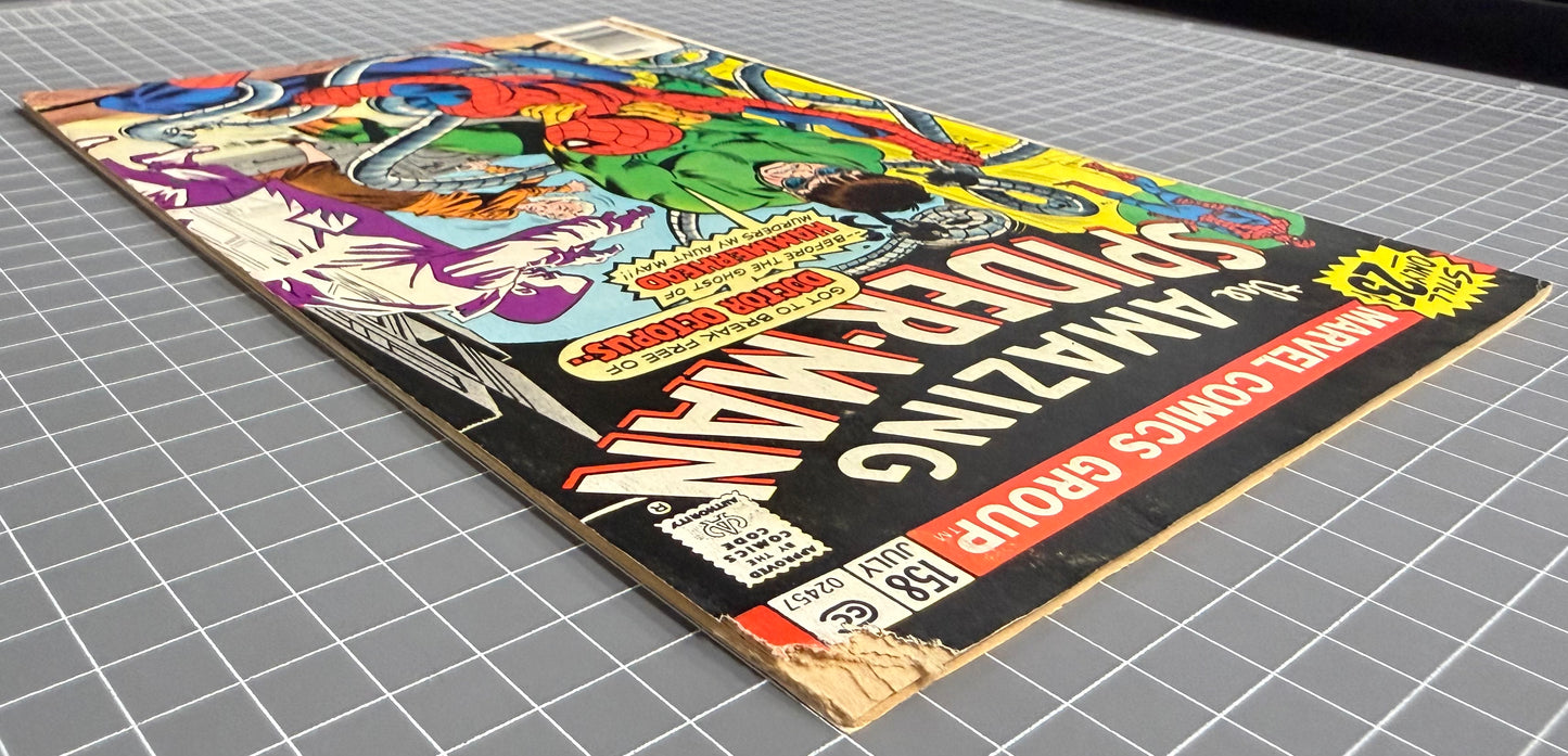 THE AMAZING SPIDER-MAN #158 [MARVEL COMICS] 1976 VG-
