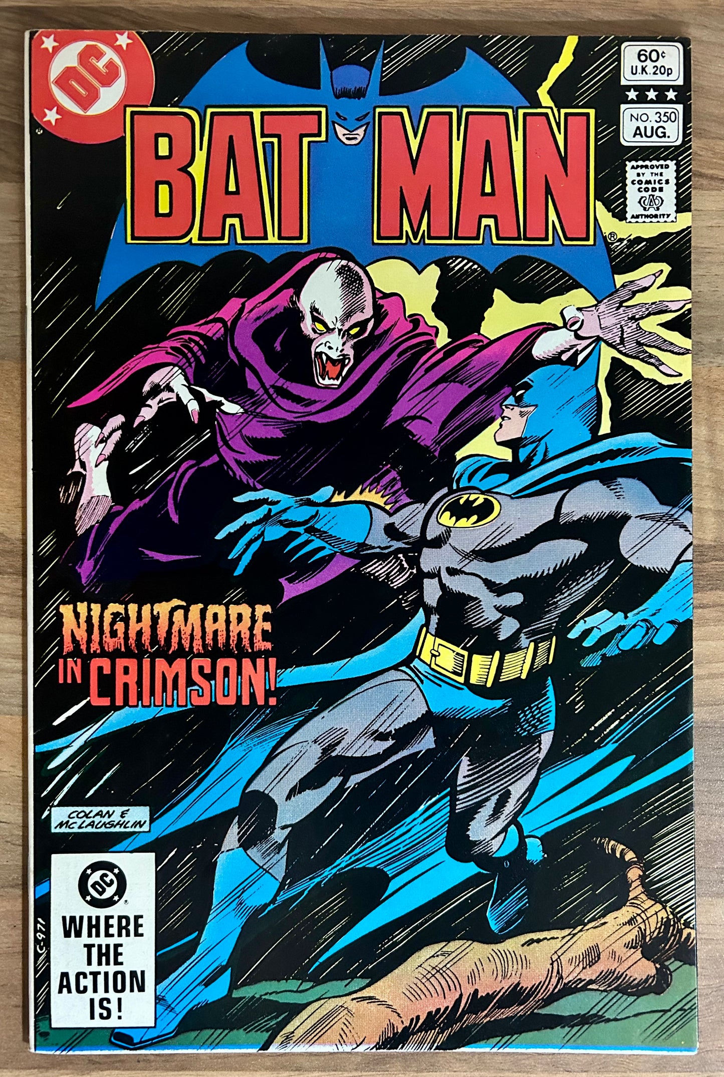 BATMAN #350 [DC COMICS] DIRECT 1982 FN/VF