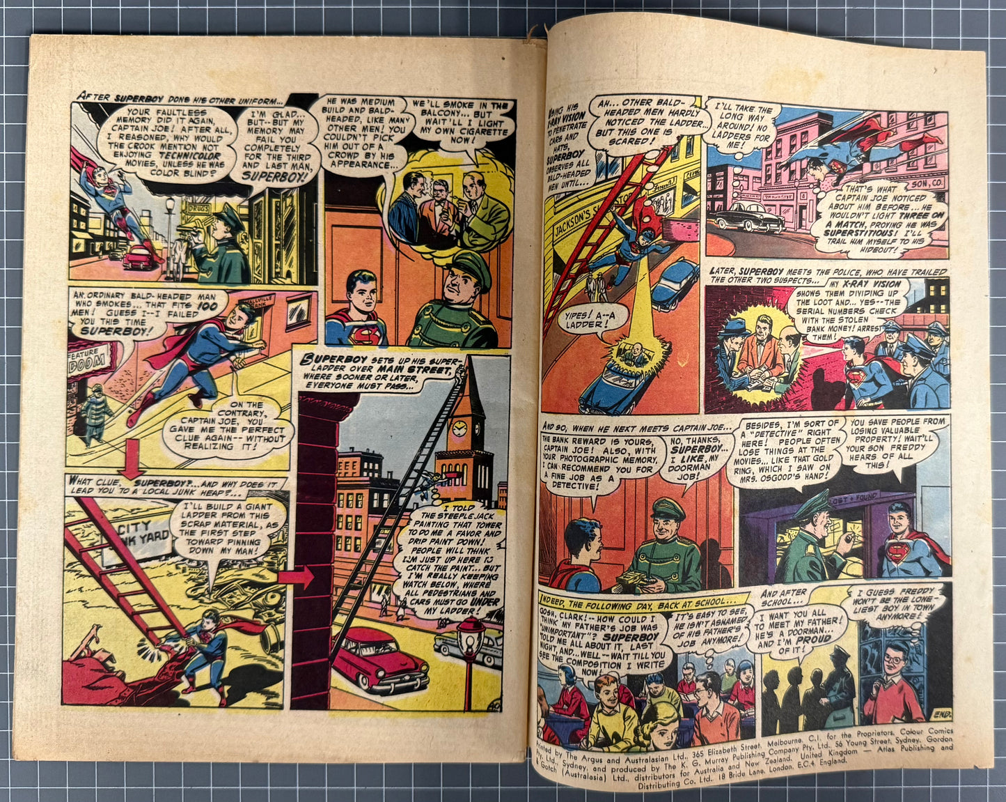 SUPERBOY #99 [COLOUR COMICS] AUSTRALIAN PRE-DECIMAL *SCARCE* 1957