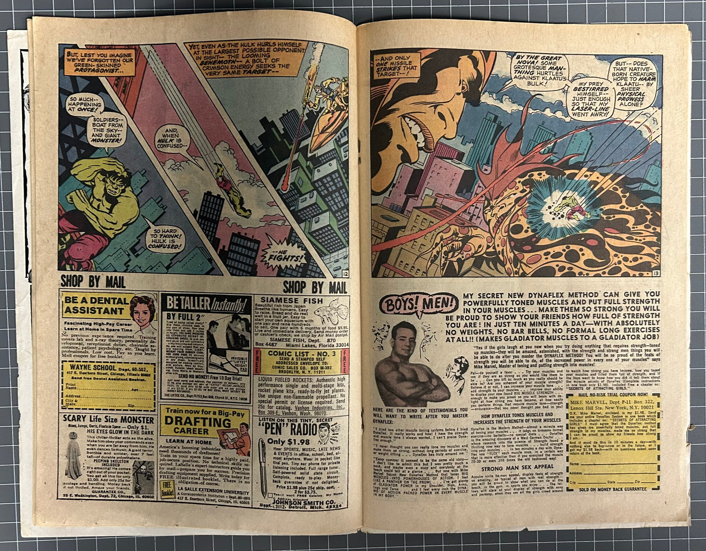 🔑 THE INCREDIBLE HULK #136 [MARVEL COMICS] DIRECT *XERON DEBUT* 1971