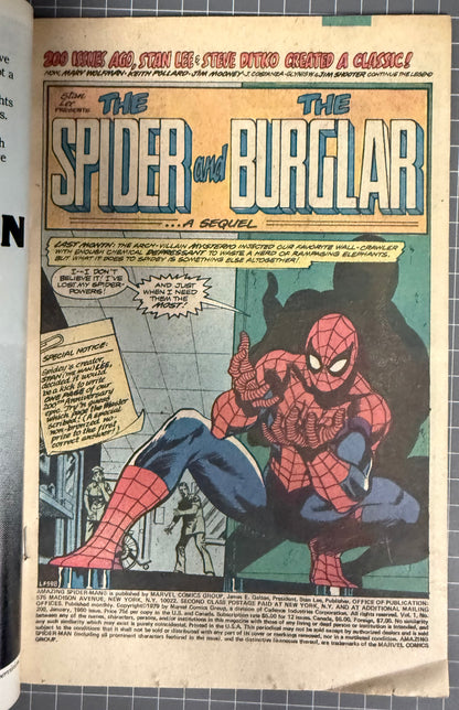 🔑 AMAZING SPIDER-MAN #200 [MARVEL COMICS] *SPIDER-MAN ORIGIN RETOLD* 1980 VG/FN