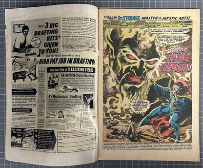 🔑 MARVEL PREMIERE #10 [MARVEL COMICS] DIRECT *SHUMA-GORATH DEBUT* 1973 VG-