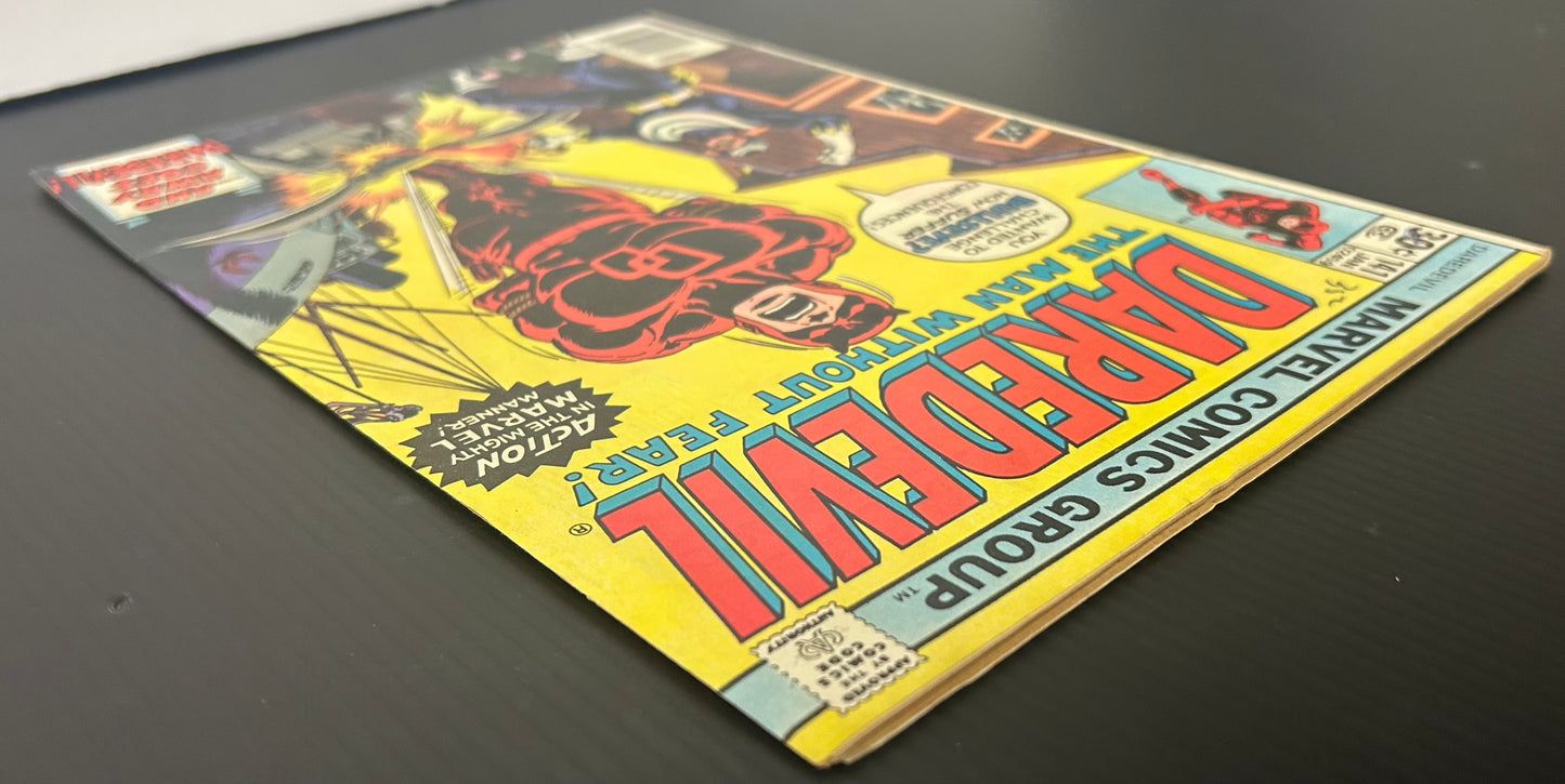 🔑 DAREDEVIL #141 [MARVEL COMICS] NEWSSTAND *3RD APPR BULLSEYE* 1977 FN/VF