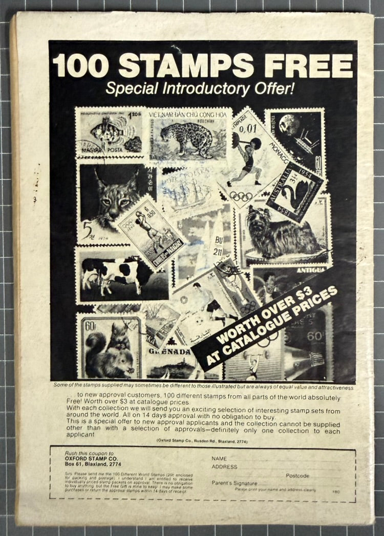CHAMBER OF CHILLS #7 [YAFFA PUBLISHING] AUSTRALIAN MARVEL DIGEST COMIC 1980