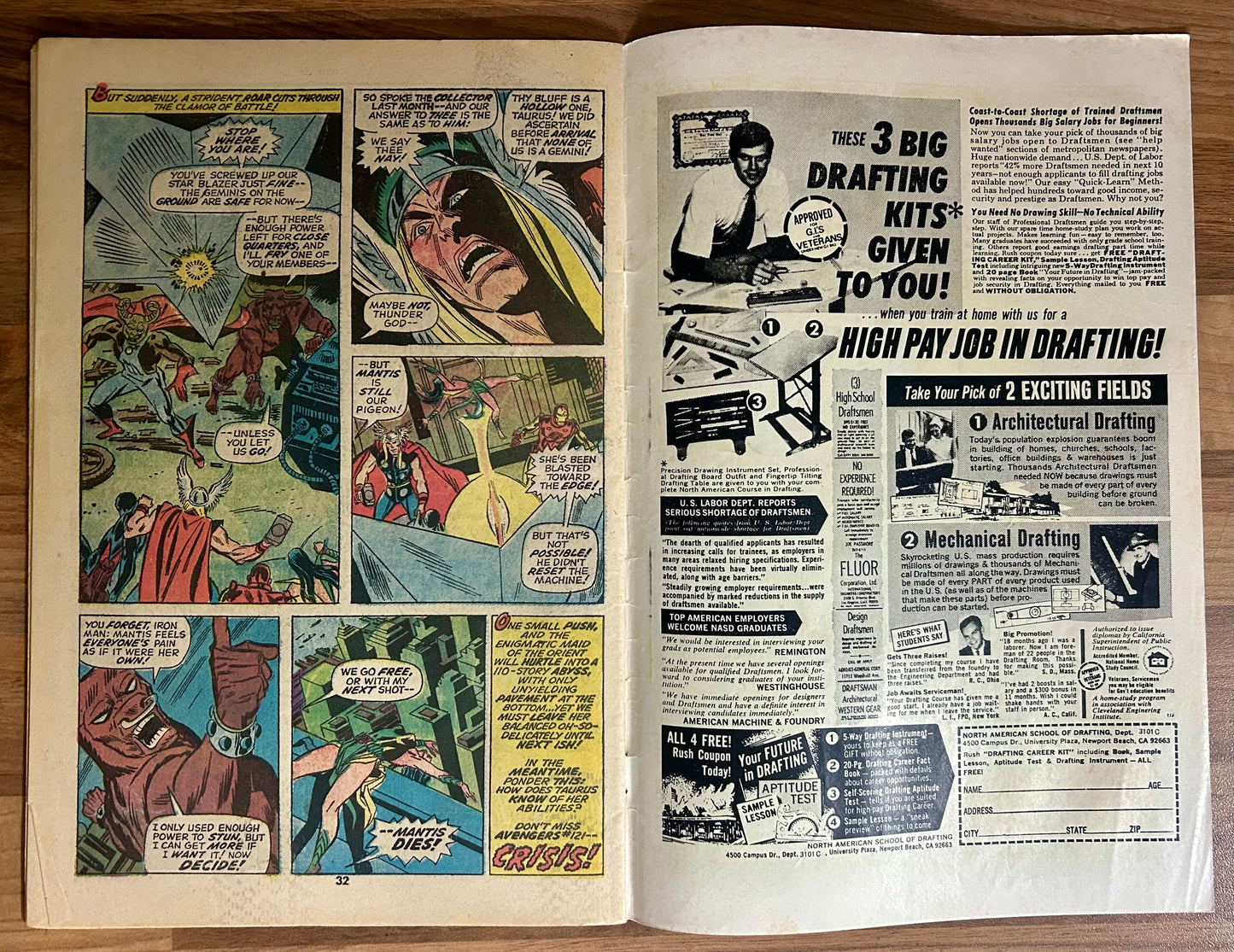 THE AVENGERS #120 [MARVEL COMICS] 1974 VG