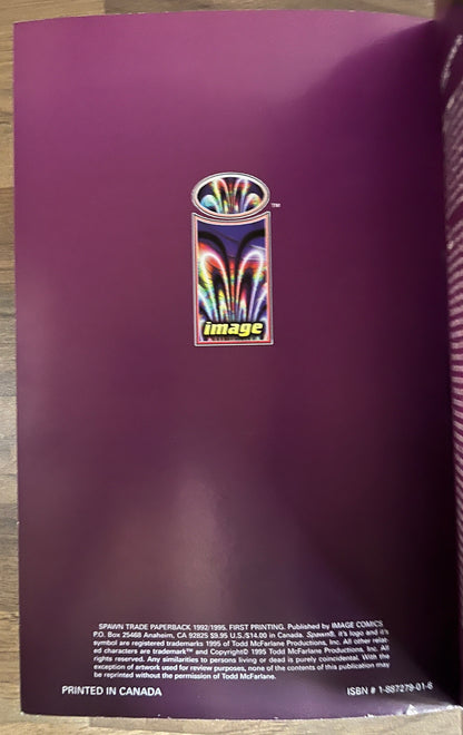 SPAWN VOLUME 1 TPB TODD MCFARLANE FIRST PRINT, 1995 IMAGE COMICS