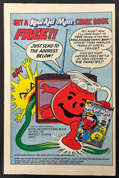 🔑 DAREDEVIL #196 [MARVEL COMICS] NEWSSTAND *DAREDEVIL X WOLVERINE* 1983 FN/VF