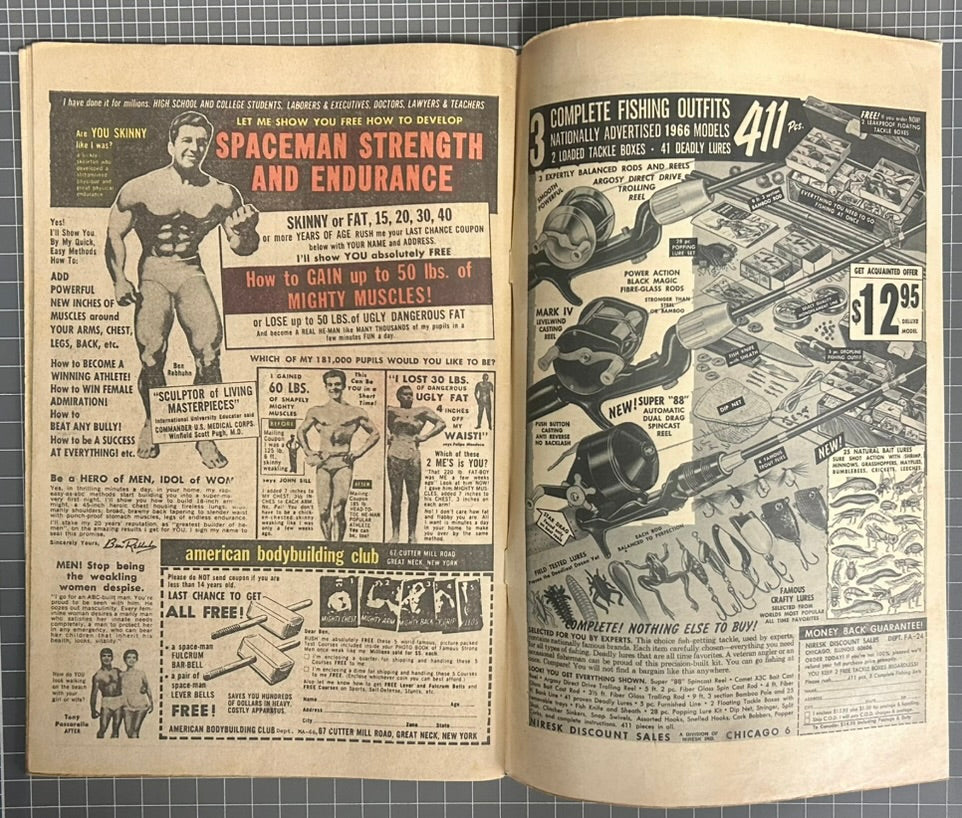 🔑  DAREDEVIL #18 [MARVEL COMICS] DIRECT *GLADIATOR DEBUT* 1966 GD/VG