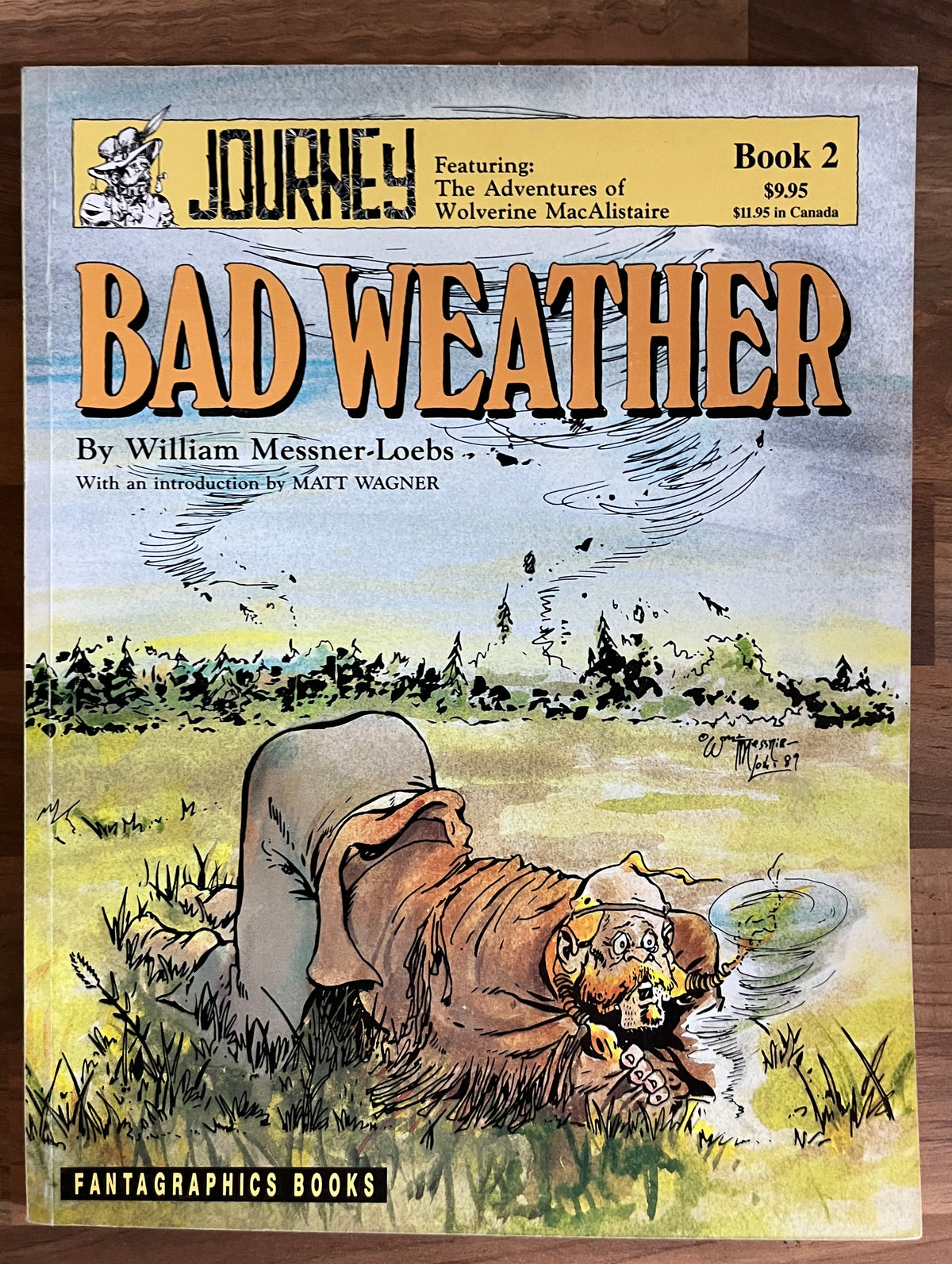 JOURNEY BOOK 2: BAD WEATHER [FANTAGRAPHICS BOOKS] TPB 1ST EDITION 1990