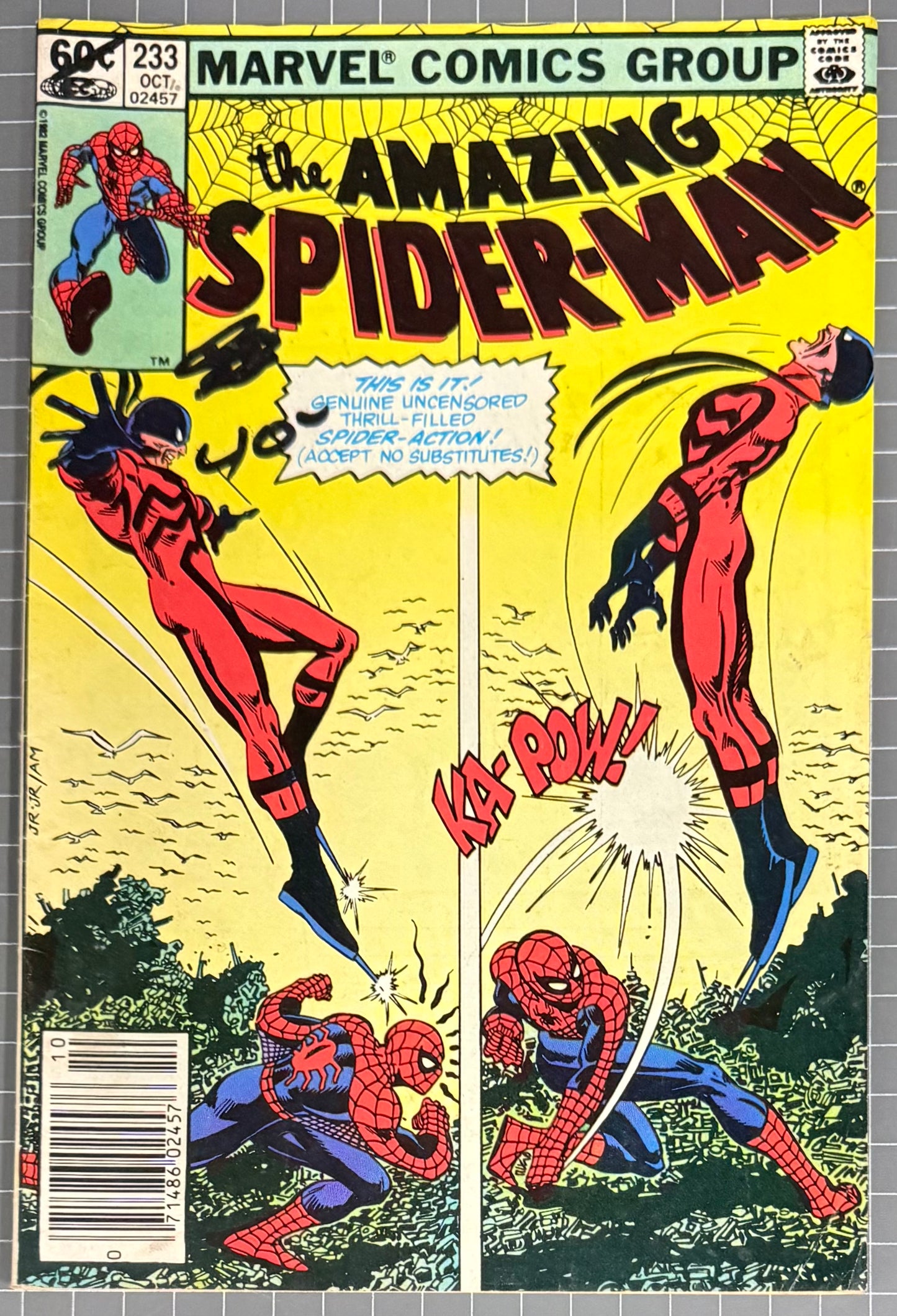 THE AMAZING SPIDER-MAN #233 [MARVEL COMICS] NEWSSTAND 1982 VG+