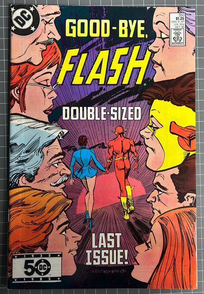 THE FLASH #350 [DC COMICS] DIRECT 1985 VF+