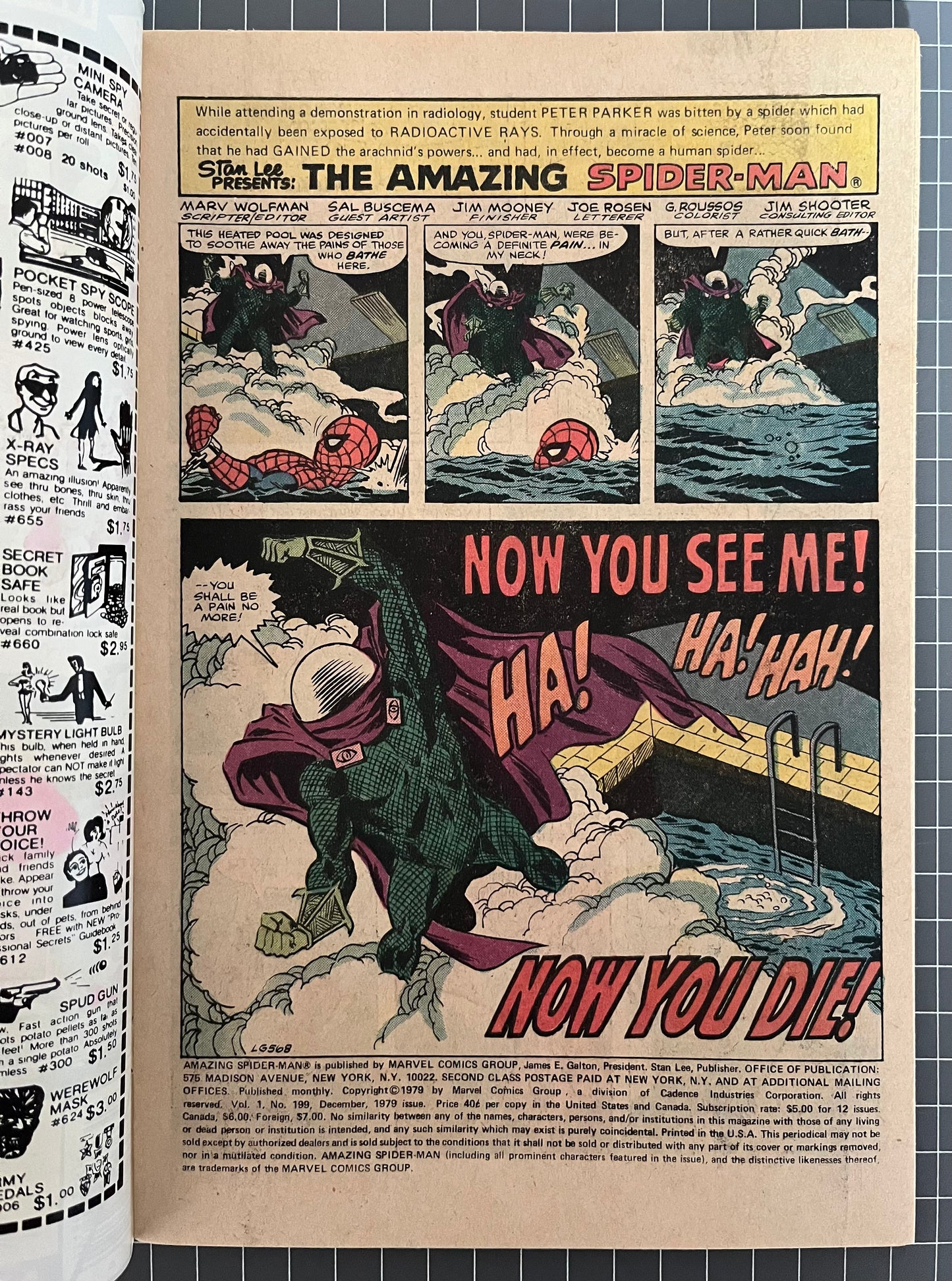 THE AMAZING SPIDER-MAN #199 [MARVEL COMICS] 1979 NM-