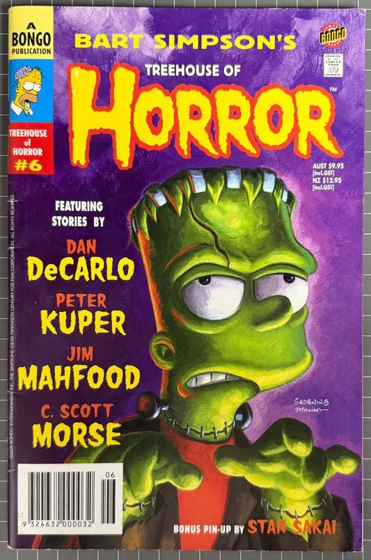 TREEHOUSE OF HORROR #6 [OTTO PRESS] AUSTRALIAN COMIC REPRINT 2000 VG/FN
