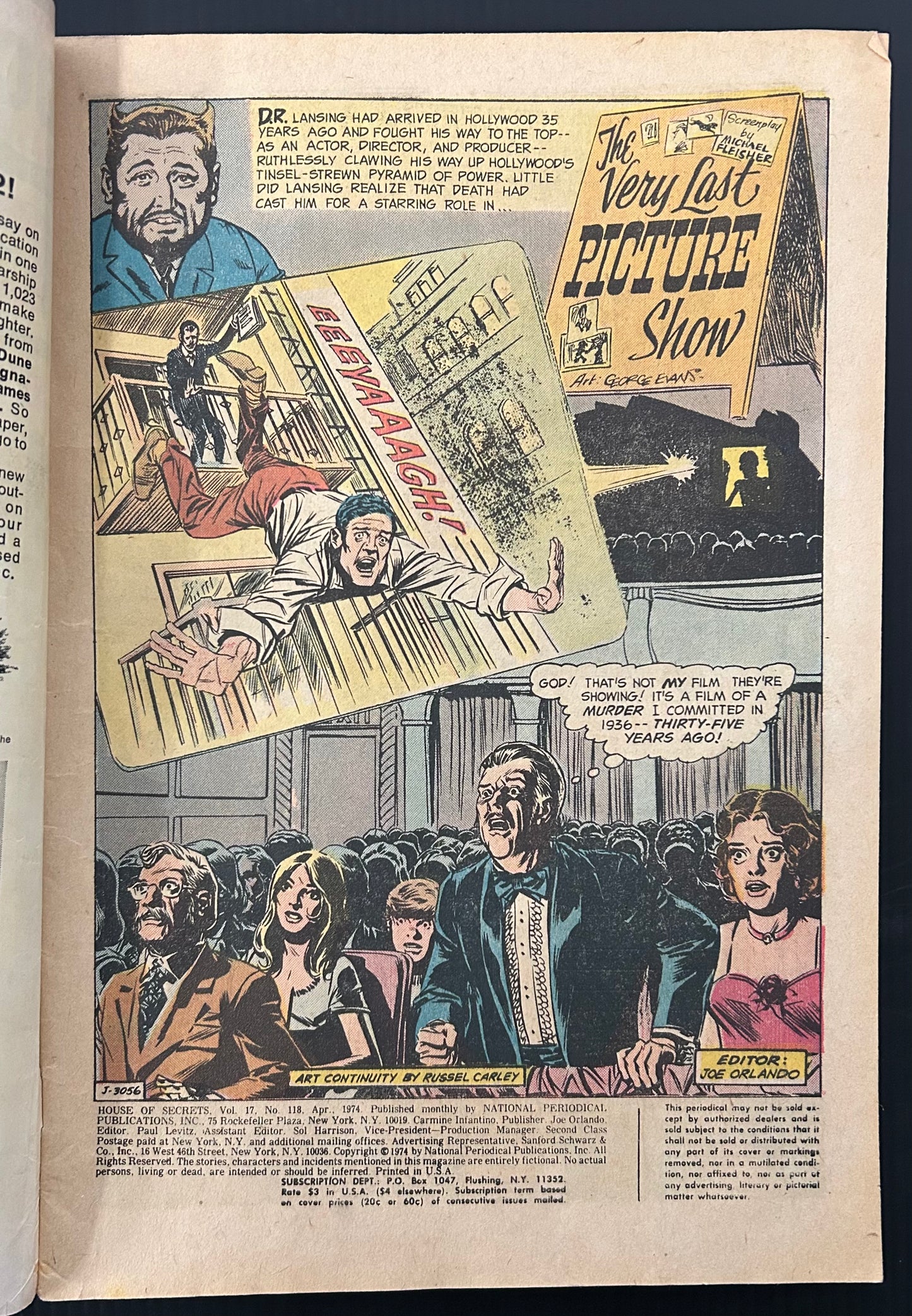 HOUSE OF SECRETS #118 [DC] COMIC 1974 VG