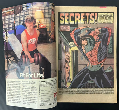 🔑 AMAZING SPIDER-MAN #249 [MARVEL COMICS] *1ST CAMEO APP. DANIEL KINGSLEY* 1984 VG