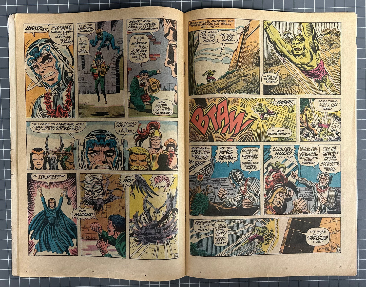 THE INCREDIBLE HULK #119 [MARVEL COMICS] DIRECT 1969 GD/VG