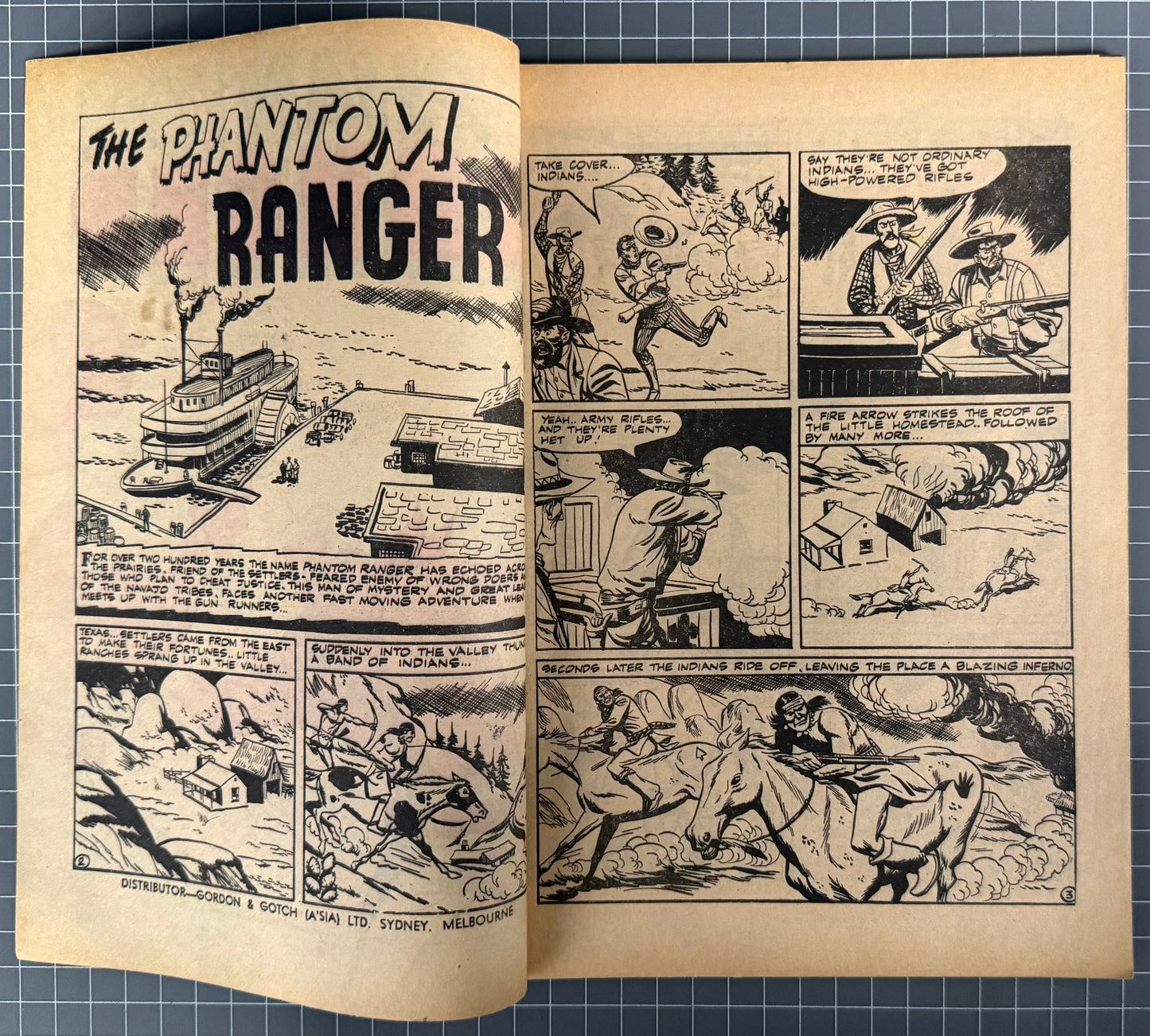 PHANTOM RANGER #134 [TRICHO PUBLICATIONS] AUSTRALIAN PRE-DECIMAL COMIC 1961
