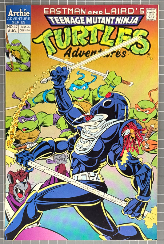 TEENAGE MUTANT NINJA TURTLES ADVENTURES #47 [ARCHIE] DIRECT COMIC 1993 VF/NM