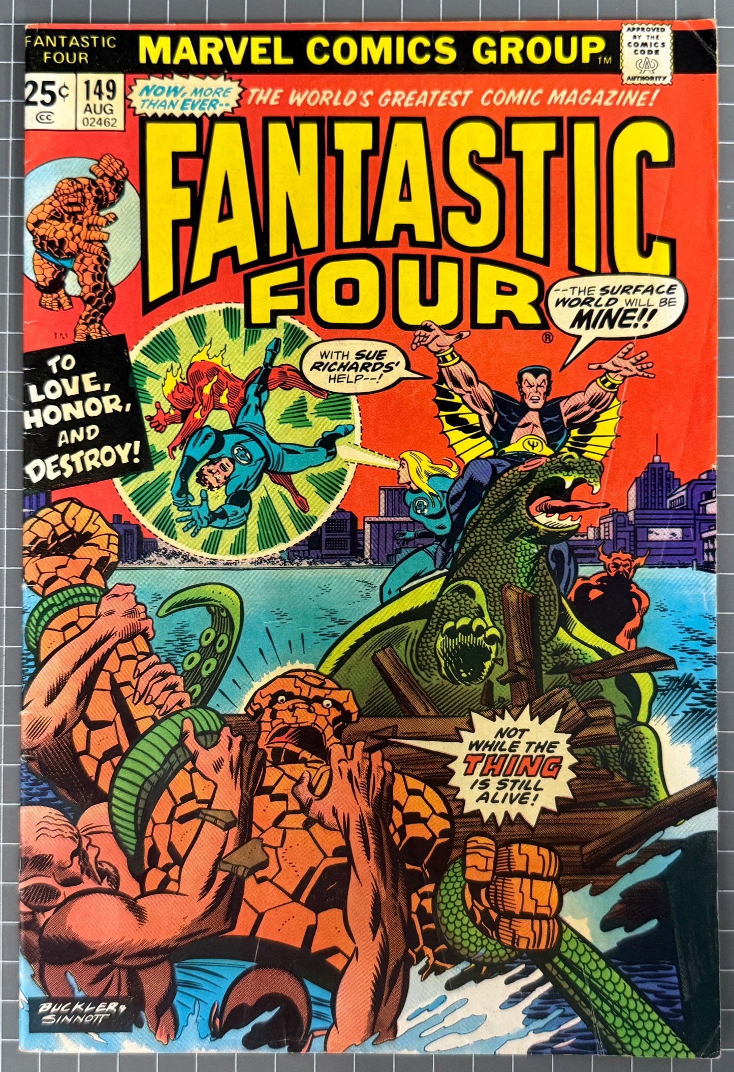 FANTASTIC FOUR #149 [MARVEL COMICS] 1974 FN+