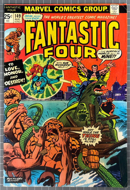 FANTASTIC FOUR #149 [MARVEL COMICS] 1974 FN+