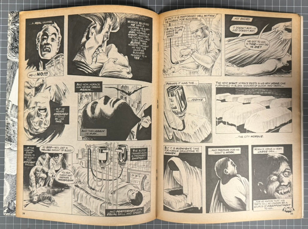 VAMPIRE TALES #7 [MARVEL] HORROR MAGAZINE 1974 FN-