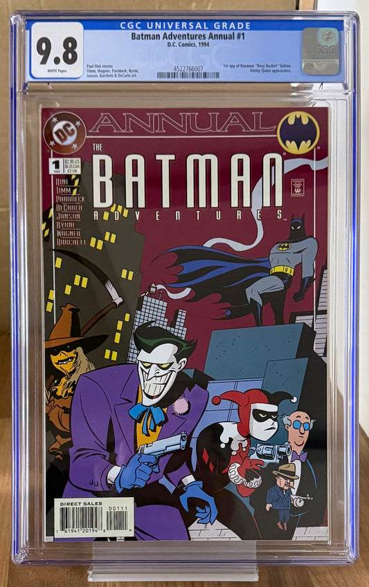 🔑 THE BATMAN ADVENTURES ANNUAL #1 CGC 9.8 [DC] *HARLEY QUINN, JOKER* COMIC 1994