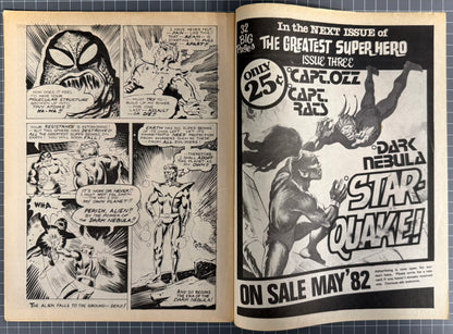 THE GREATEST SUPER HERO #2 + POSTER [LIMITLESS R RAE PRODUCTIONS] AUSTRALIAN COMIC 1982