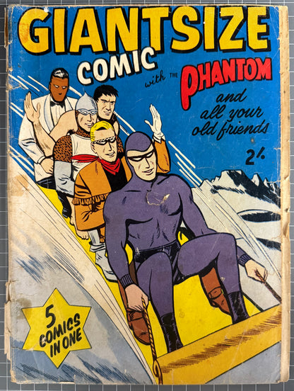 GIANTSIZE COMIC WITH THE PHANTOM #2 (FREW) AUSTRALIAN *SCARCE* PRE-DECIMAL 1957