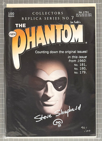 THE PHANTOM #1751 [FREW] REPLICA #7 ***SIGNED & LIMITED*** AUSTRALIAN COMIC 2016 NM