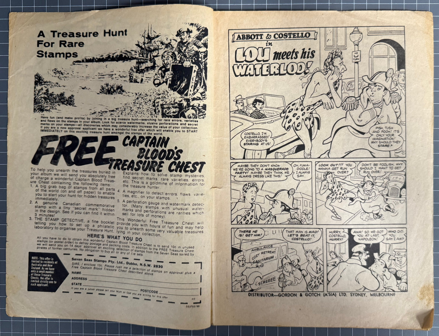 BUD ABBOTT AND LOU COSTELLO #26 (PAGE PUBLICATIONS) AUSTRALIAN COMIC 1971