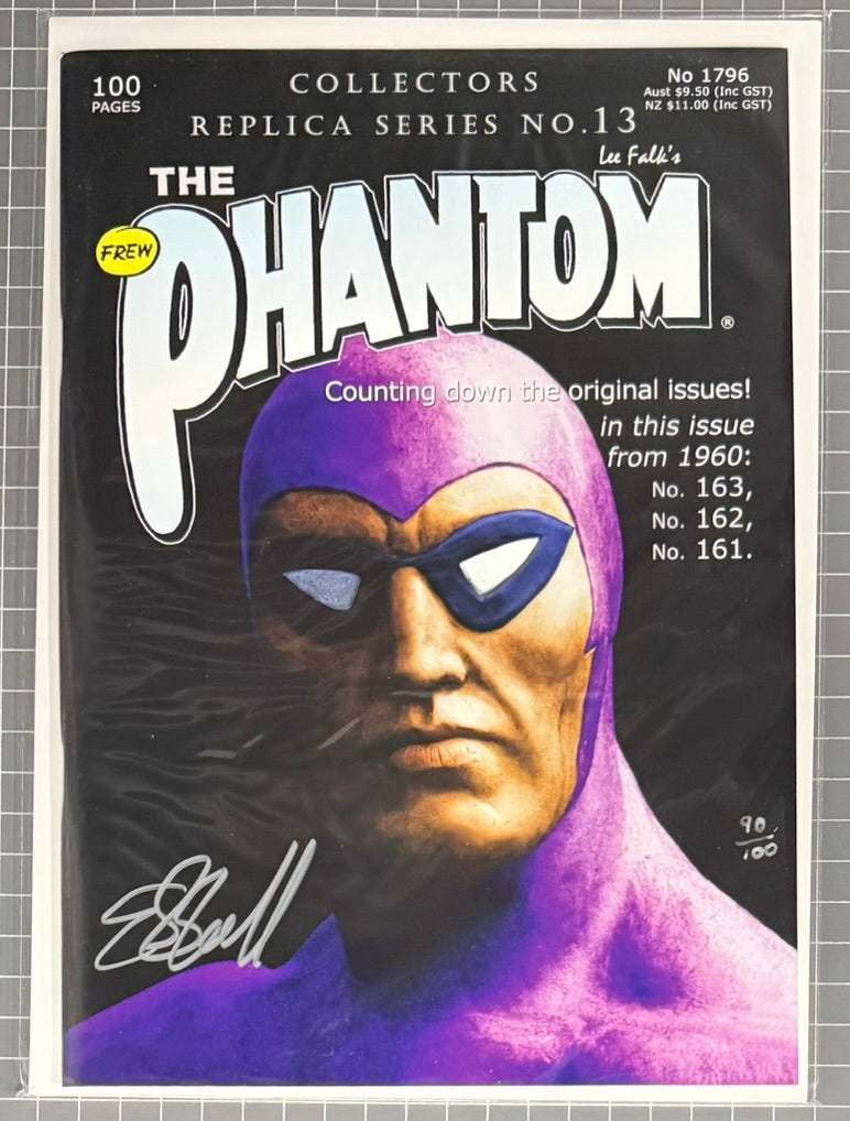 THE PHANTOM #1796 REPLICA #13 [FREW] ***SIGNED & LIMITED*** AUSTRALIAN COMIC 2017 NM