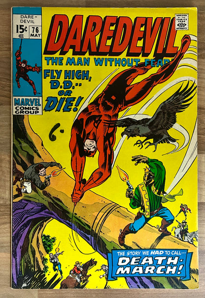 DAREDEVIL #76 [MARVEL COMICS] DIRECT 1971 FN+