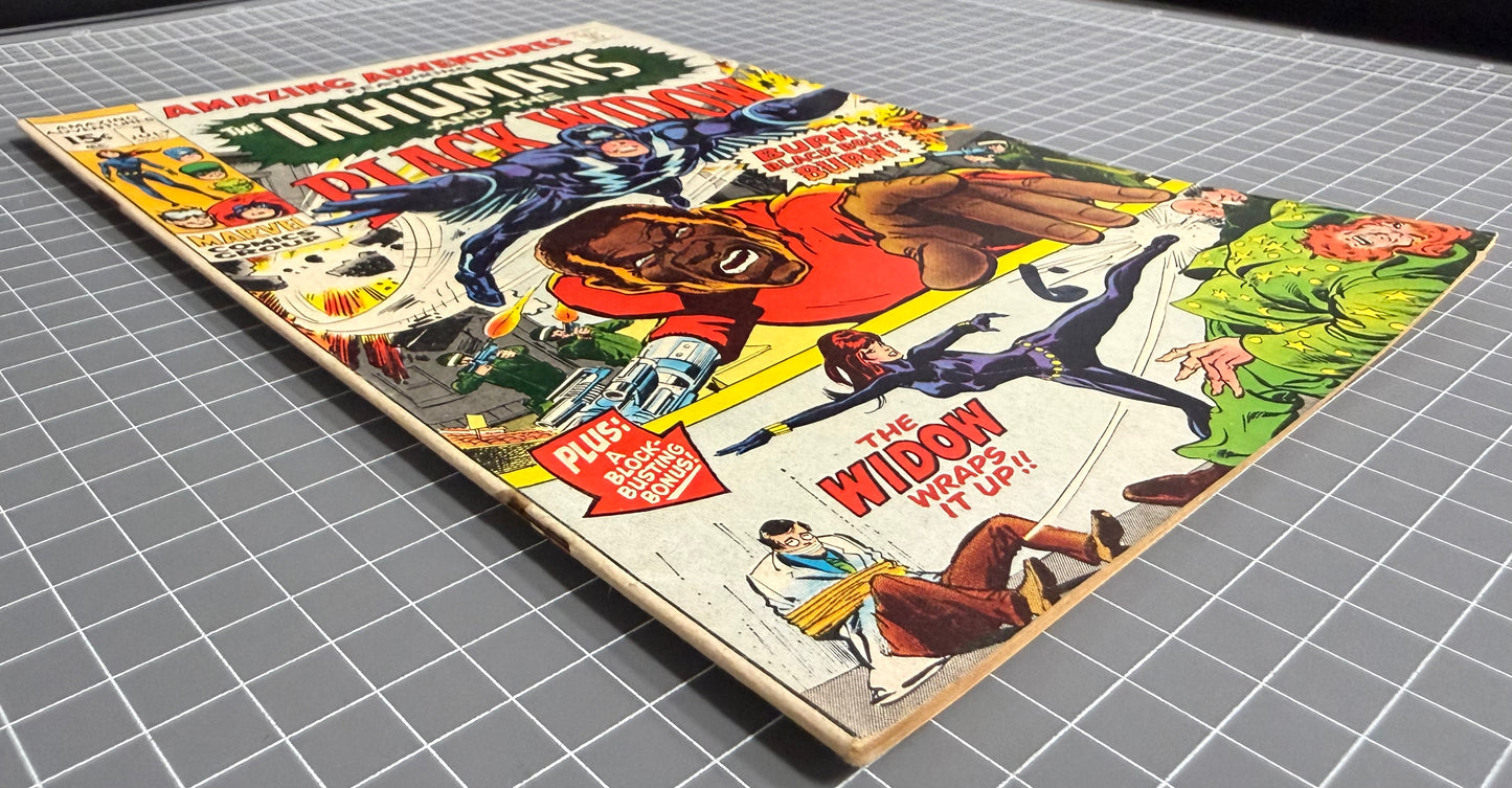 AMAZING ADVENTURES #7 [MARVEL COMICS] *INHUMANS & BLACK WIDOW* 1971 VG/FN