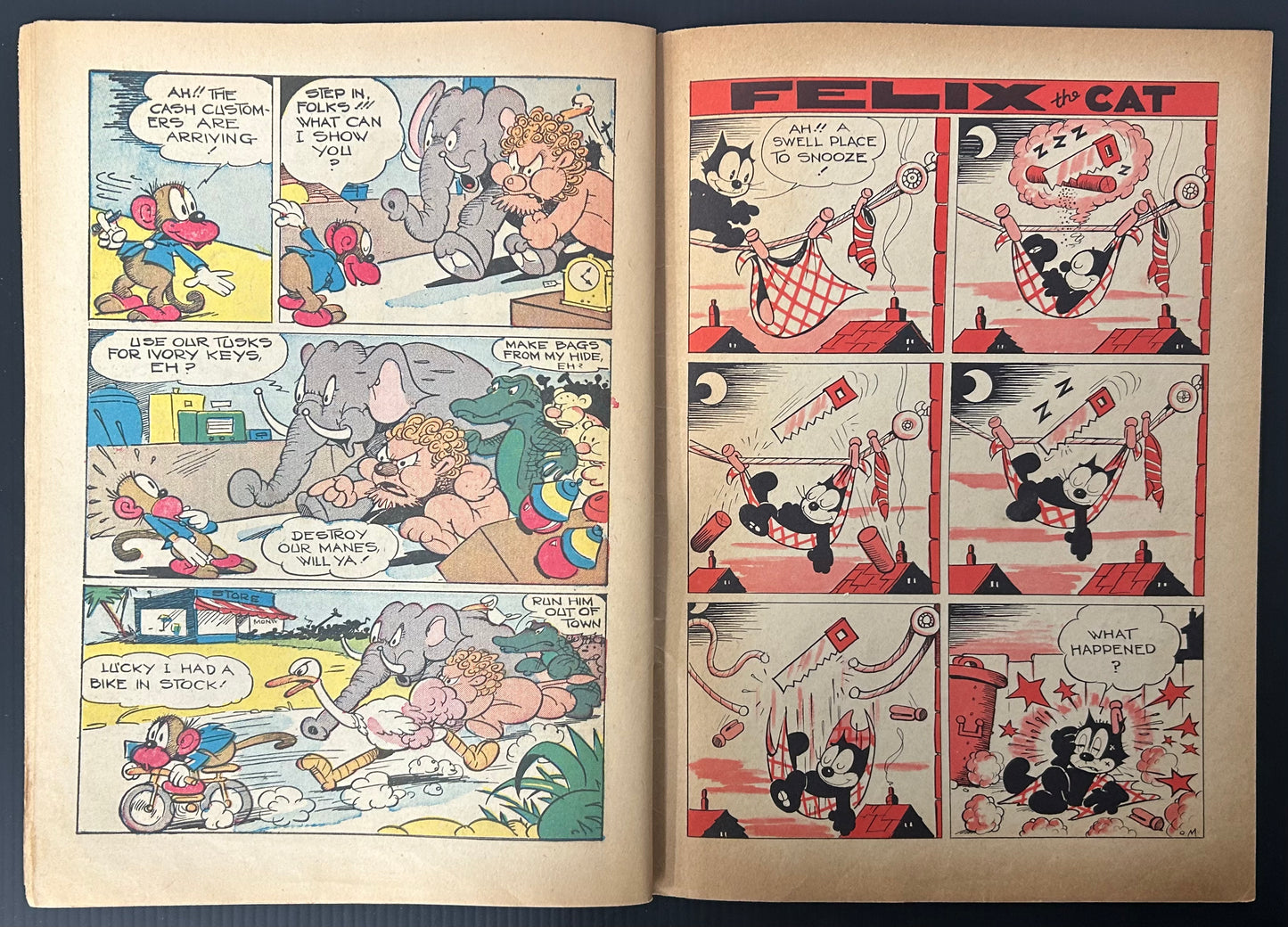 FELIX THE CAT #5 [DELL COMICS] DIRECT 1945 VG