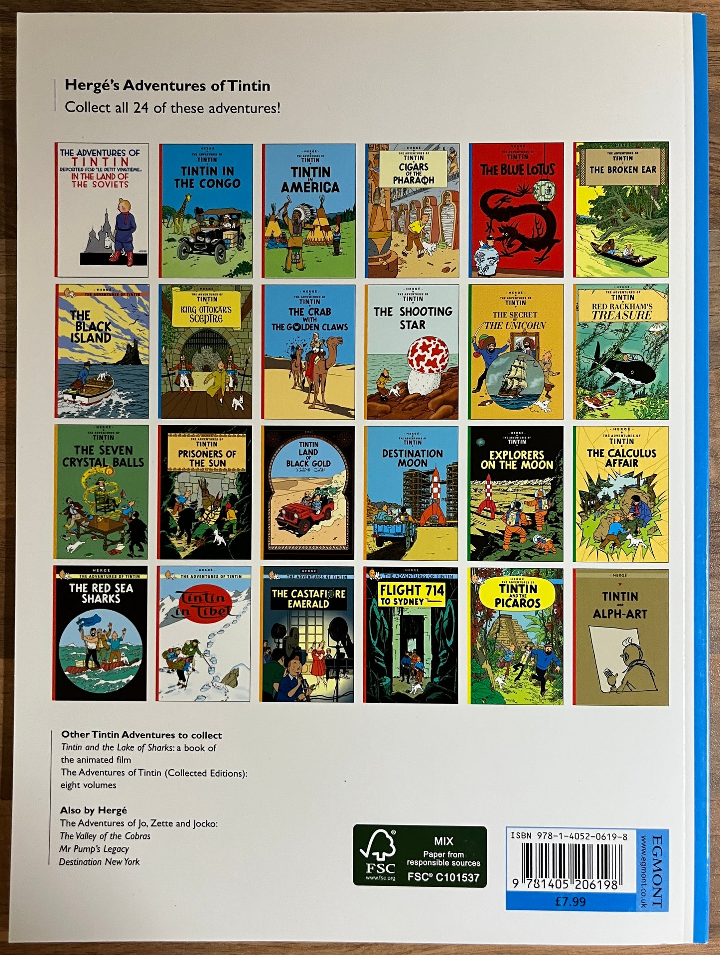 Adventures of Tintin: King Ottokar's Sceptre by Herge (Egmont Edition 2012)