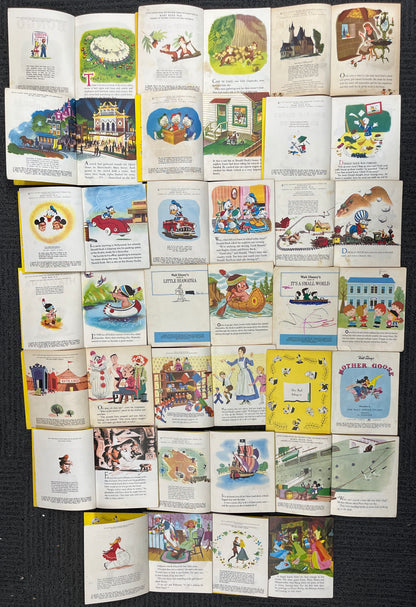 VINTAGE WALT DISNEY LITTLE GOLDEN BOOKS LOT OF 20 AUSTRALIAN HARDCOVER EDITIONS