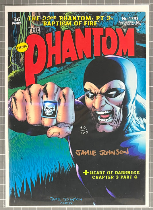 THE PHANTOM #1793 [FREW] ***SIGNED & LIMITED*** AUSTRALIAN COMIC 2017 NM