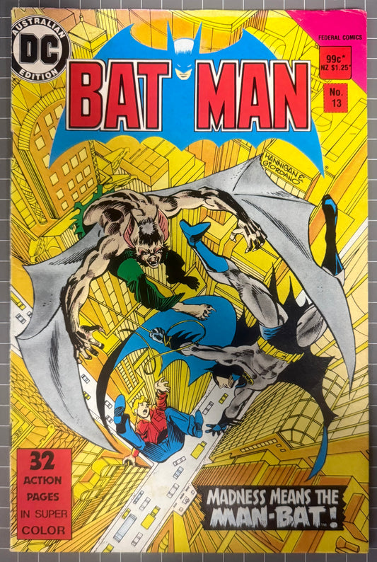 BATMAN #13 [FEDERAL COMICS] AUSTRALIAN DC 1985