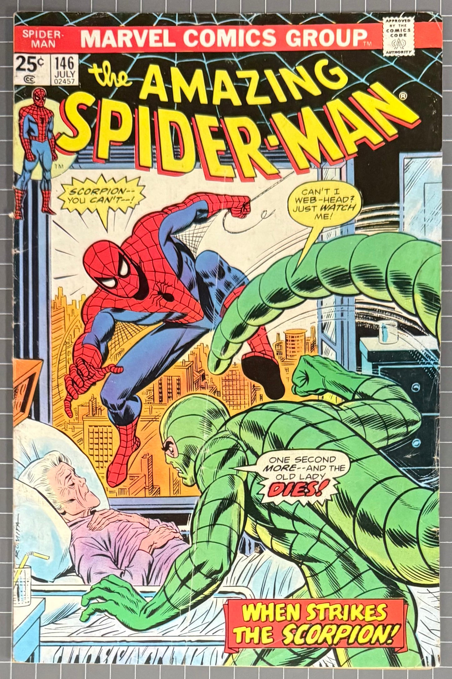 THE AMAZING SPIDER-MAN #146 [MARVEL COMICS] 1975 VG-