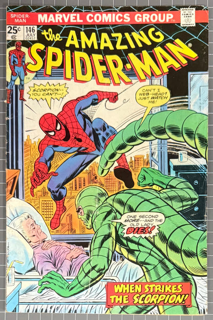 THE AMAZING SPIDER-MAN #146 [MARVEL COMICS] 1975 VG-