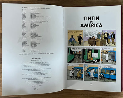 The Adventures of Tintin Volume 2, in America, Cigars of the Pharaoh, The Blue Lotus - Herge HC, Egmont