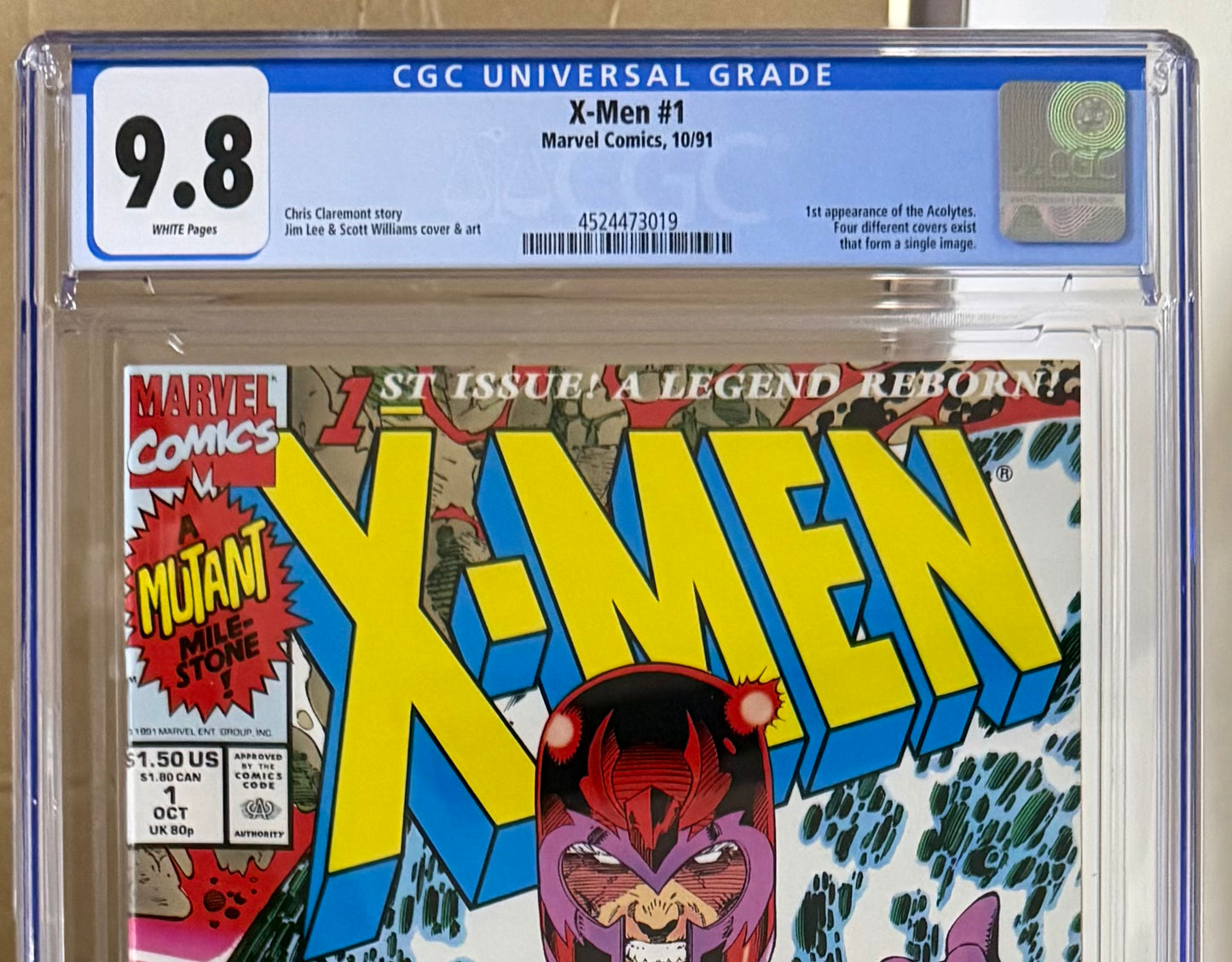 🔑 X-MEN #1 (COVER D) CGC 9.8 [MARVEL COMICS] DIRECT *1ST APP. ACOLYTES* 1991