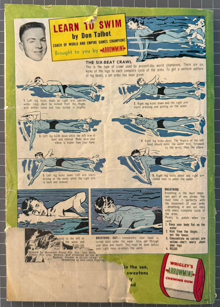 HUNDRED COMIC MONTHLY #61 [COLOUR COMICS] AUSTRALIAN DC 1961