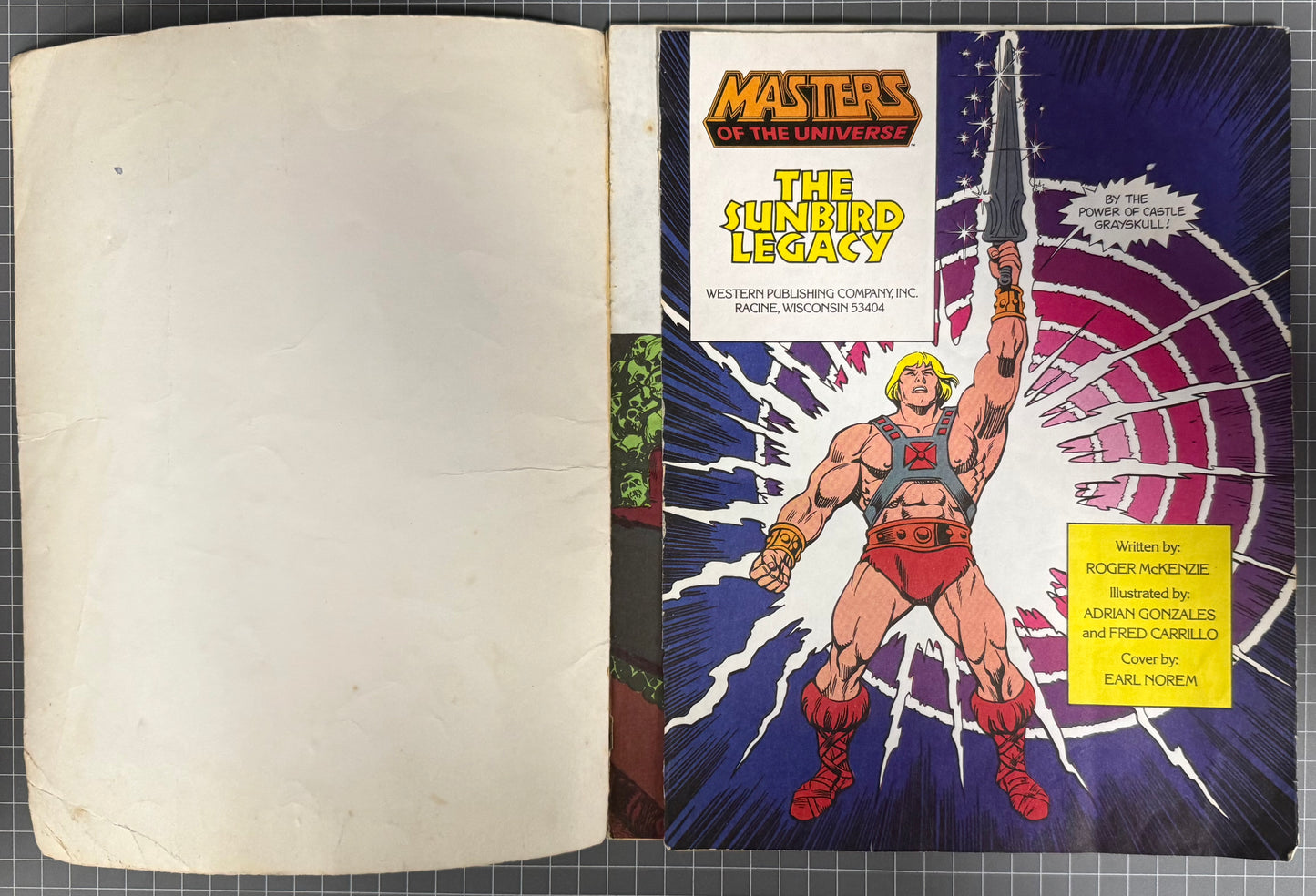 MASTERS OF THE UNIVERSE: THE SUNBIRD LEGACY [GOLDEN/WESTERN] GRAPHIC NOVEL 1983