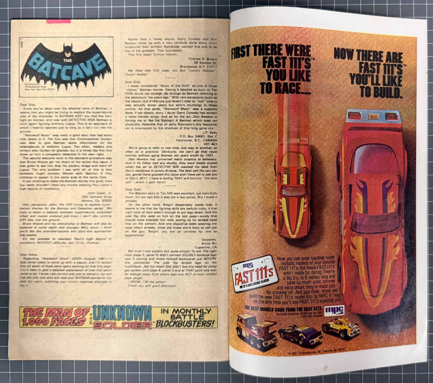 DETECTIVE COMICS #510 [DC COMICS] DIRECT 1982 FN+