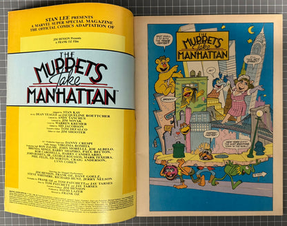 🔑 MARVEL SUPER SPECIAL #32: THE MUPPETS TAKE MANHATTAN MAGAZINE 1984 FN+